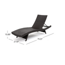 Christopher Knight Home Salem Outdoor Wicker Chaise Lounge Chairs |  2-Pcs Set