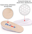 Dr. Foot's Height Increase Insoles, Heel Cushion Inserts, Heel Lift Inserts for Leg Length Discrepancies