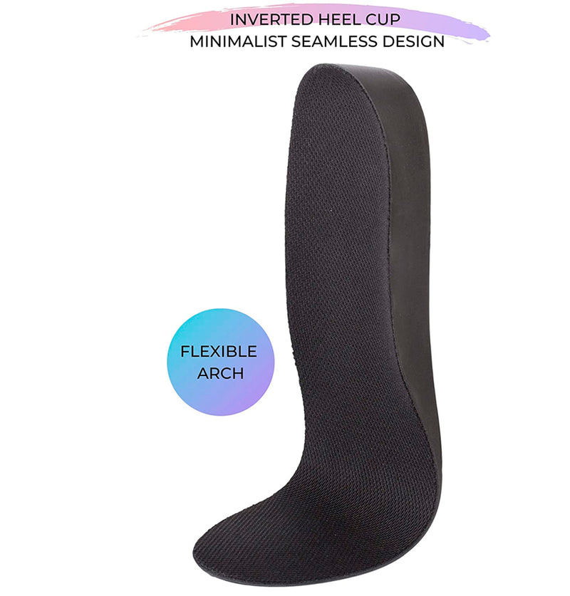 Men Height Increase Insole Full Length Breathable Comfort Lifts/Heel Inserts - 1 Inch Taller IK206