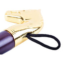 Long Metal Shoe Horn with Schima Wood Handle and Solid Brass Horse Head