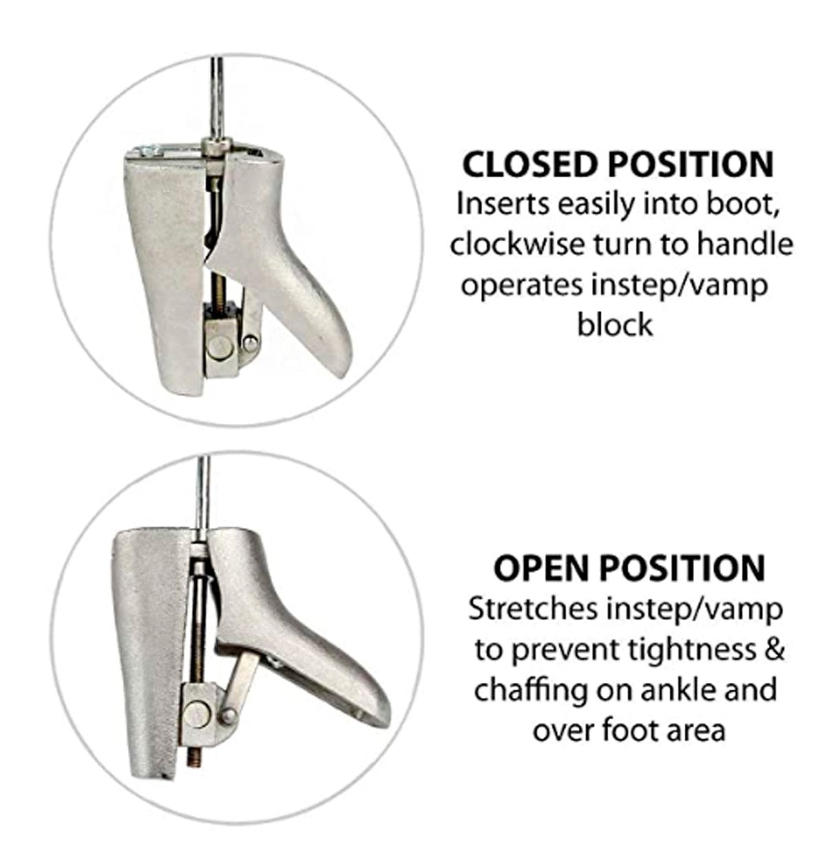 Boot Instep Stretcher FootFitter Cast Aluminum Boot Stretcher - Instep ...