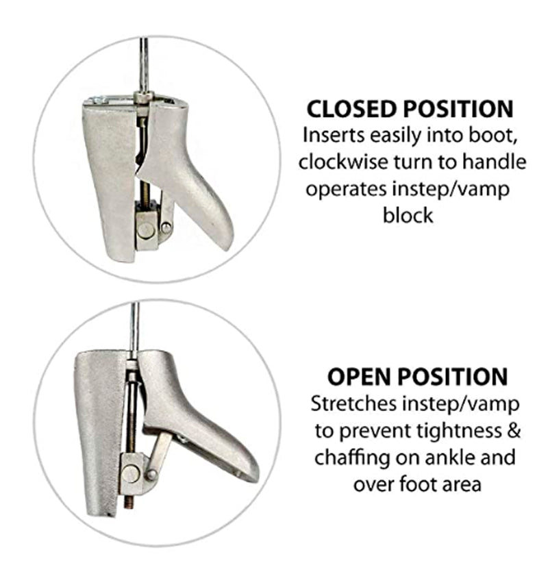 Boot vamp outlet raiser