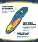 Dr. Scholl's Heavy Duty Support Pain Relief Orthotics | Designed for Men over 200lbs with Technology to Distribute Weight