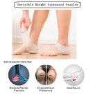 Heel Cups, Plantar Fasciitis Inserts, Heel Pads Cushion (3 Pairs) Great for Heel Pain, Heal Dry Cracked Heels, Achilles Tendinitis, for Men & Women.(Gel Heel Cups)