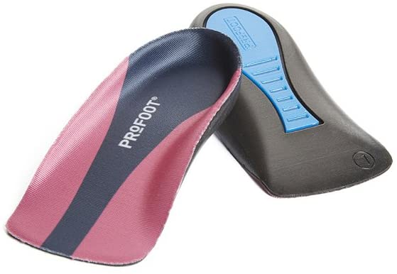 Profoot Orthotic Insoles for Plantar Fasciitis & Heel Pain, Women's 6-10, 2 Pair