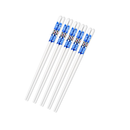 5 Pairs of Reusable Dishwasher Safe Porcelain Chopsticks