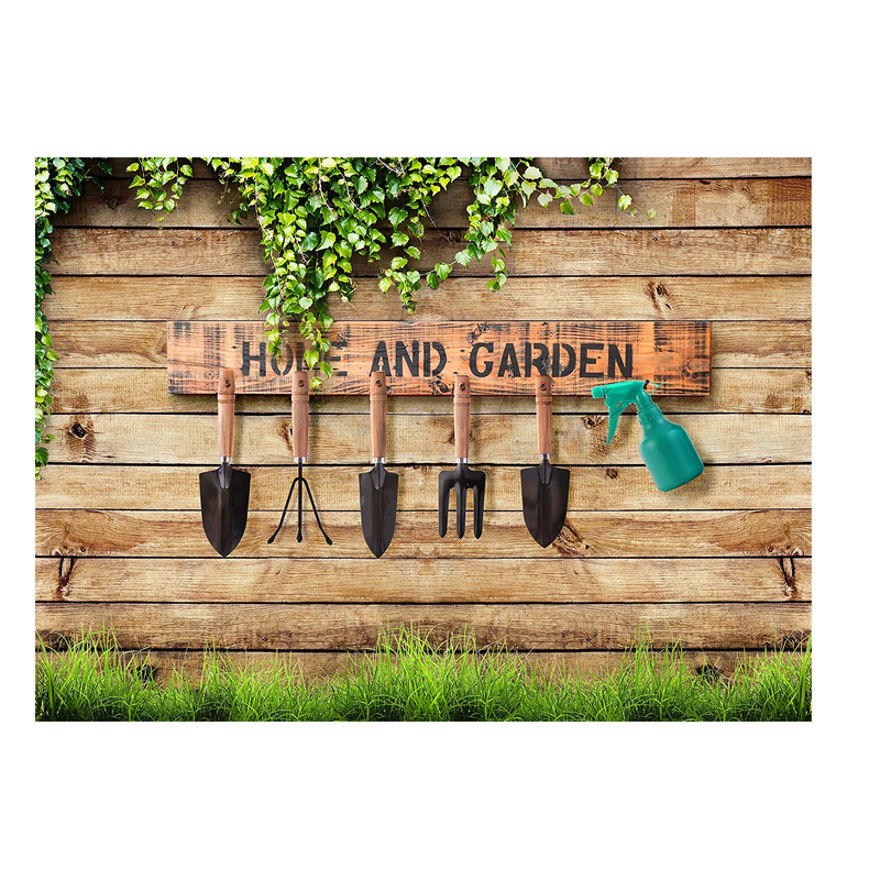 Garden Tools Set | 9 Piece Gardening Kit | Pretty Floral Design