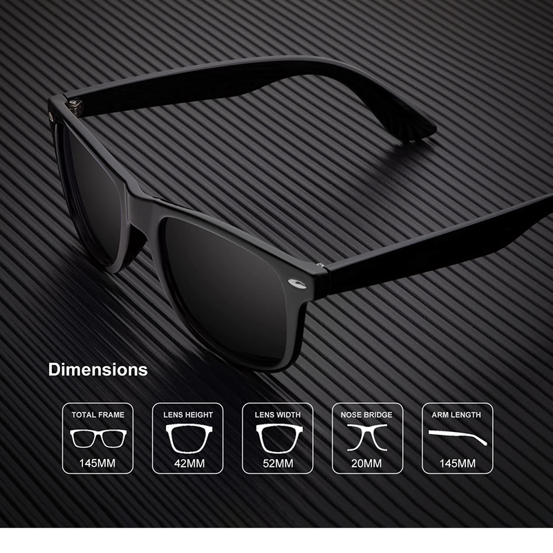 Polarized Sunglasses For Men And Women Matte Finish