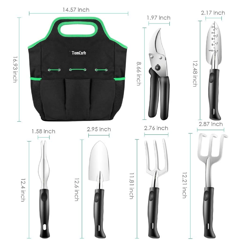 TomCare Garden Tools Set 7 Pieces