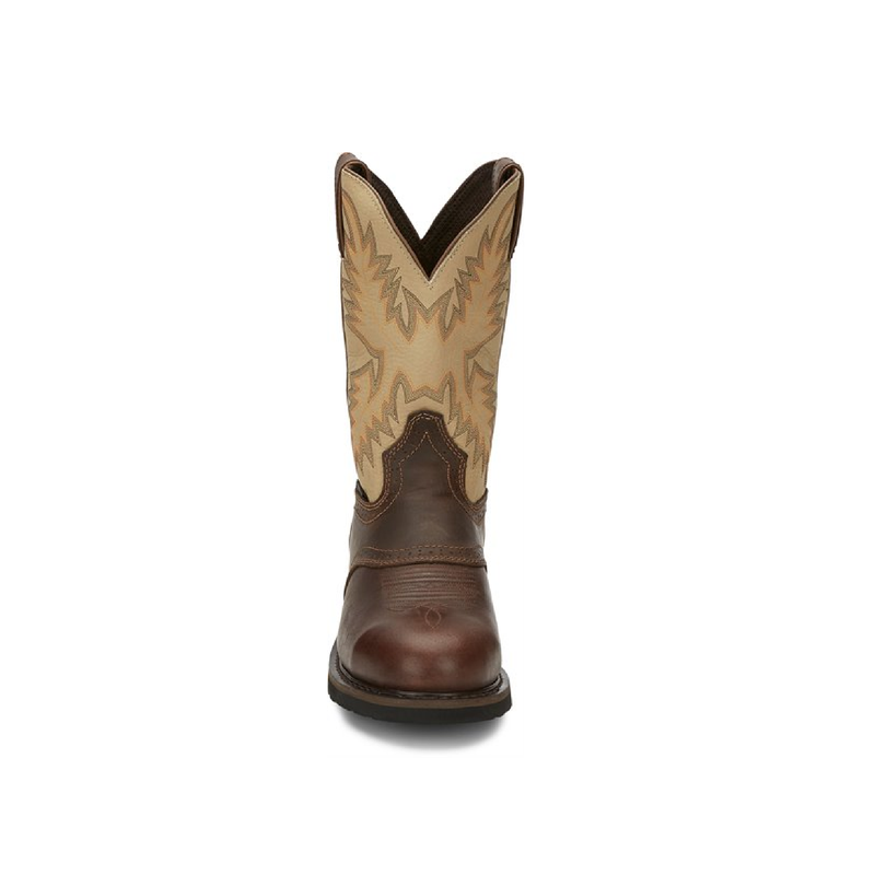 Justin Boots Bolt Superintendent Steel Toe| Style WK4661 Color Golden Brown