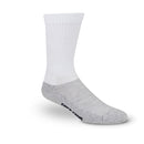 Cores - pun Crew Socks 10-15 MMHG White Large  - One Pair (