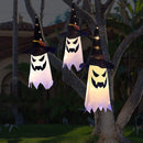 Galiejar Halloween Decorations Outdoor Hanging Lighted Glowing Ghost Hat Halloween Decor Indoor Outside Ornaments | Yard Tree Garden (3Pcs)