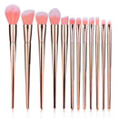 6pcs Black Silver Makeup Brush Set | Complete Makeup Brush Set | Cosmetics Brush Set For Professional Makeup | Synthetic Powder Foundation