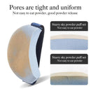 7PCS Powder Puff Face Triangle | Soft Setting Powder Puff | Diversified Colorful Teardrop Round Design Double-sided Use Powder Puffs