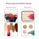 4pc Water Drop Contour Blending Sponges | Make Up Applicators | Liquid Cream Powder Foundation Concealer Cosmetics | Stippling Wet Dry