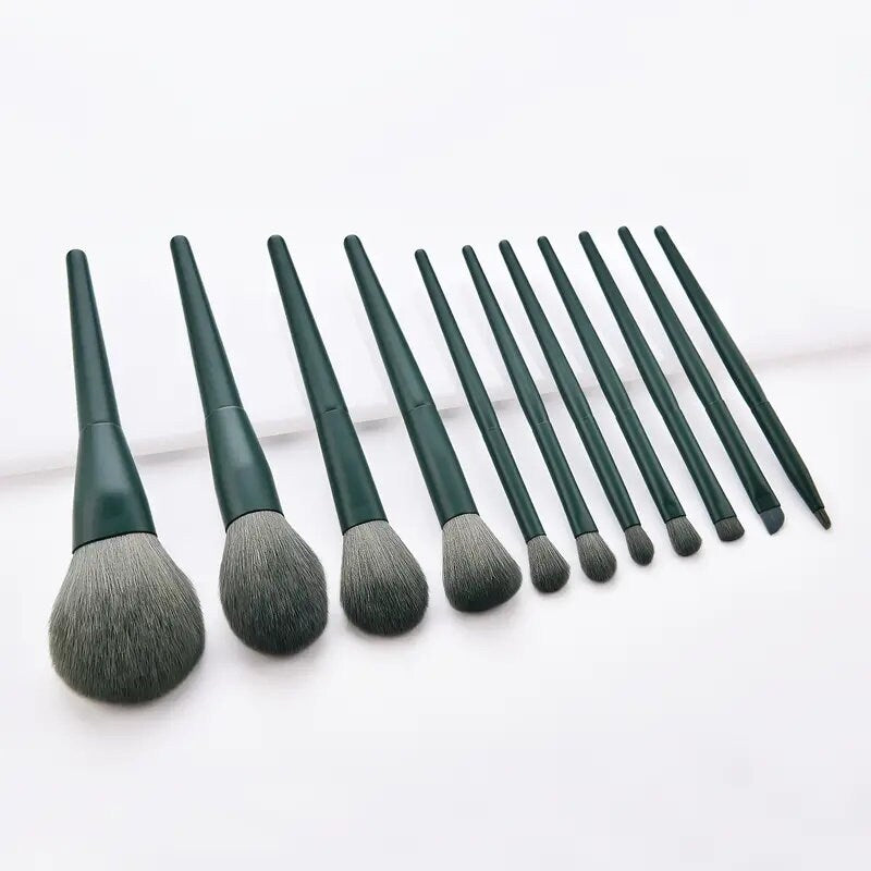 Brush Mix Foundation Makeup Pieces Cosmetic Eyeshadow For Set Powder 11 Brush Brush Under Eye Powder Brush