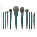Brush Mix Foundation Makeup Pieces Cosmetic Eyeshadow For Set Powder 11 Brush Brush Under Eye Powder Brush
