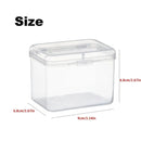 1pc Transparent Multifunctional Portable Powder Puff Storage Box | Cosmetic Storage Box | Cosmetic Tool Storage Box