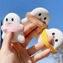 3pcs Makeup Puff For Liquid Foundation Cream Powder Concealer Soft Blending Sponge Cute Ghost Shape Powder Puff