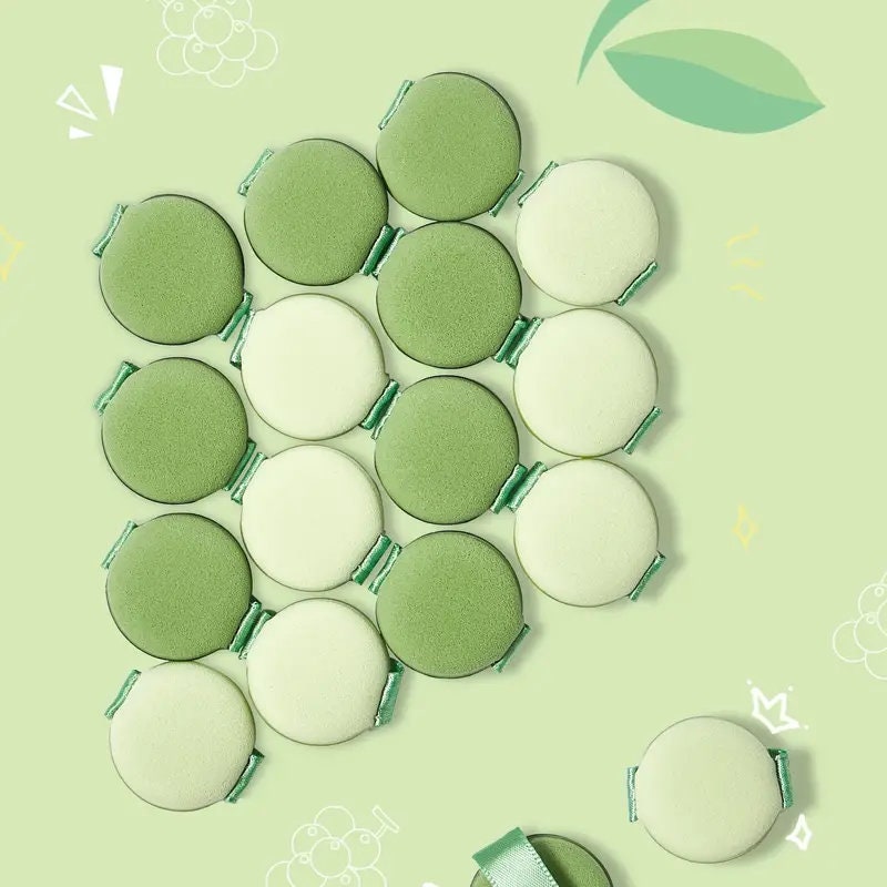 8pcs Makeup Puff | Makeup Loose Powder Foundation Soft Cosmetic Sponge Wet Dry Powder Pads