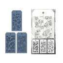 DIY Overlay Stencils Of Flowers Leaves Branches For Painting