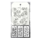 DIY Overlay Stencils Of Flowers Leaves Branches For Painting