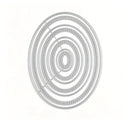 Elliptical Figure Frame Cutting Dies For DIY Embossing Card Making