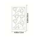 4.8X8in1pc Flowers DIY Layering Stencils Painting Scrapbooking