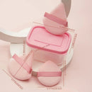 Strawberry Pudding Loose Puff Box With 4pcs Cotton Puff | Blending For Loose Powder | Mineral Body Powder