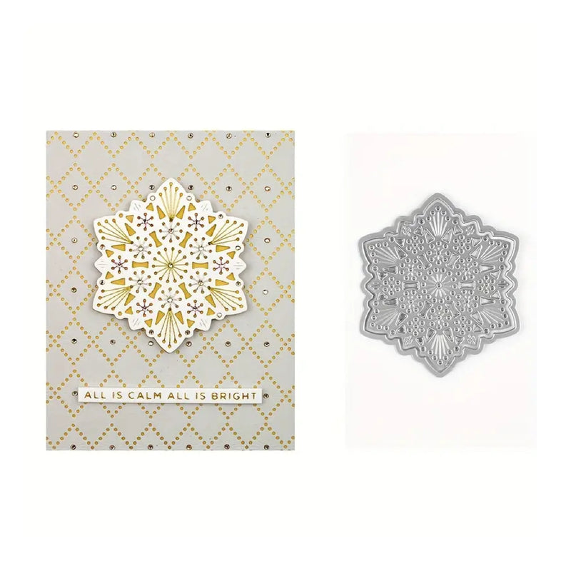 Snowflake Frame Cutting Dies For DIY Embossing Card Making