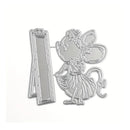 Cute Pretty Mouse With Mirror Cutting Dies For DIY