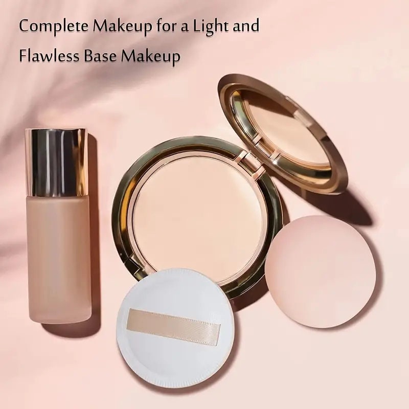 Cotton Powder Puff |  Body Powder Puff Applicator For Loose Mineral Powder Body Powder Cosmetic Foundation Sponges