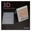 3D Flower Plastic Embossing Folders