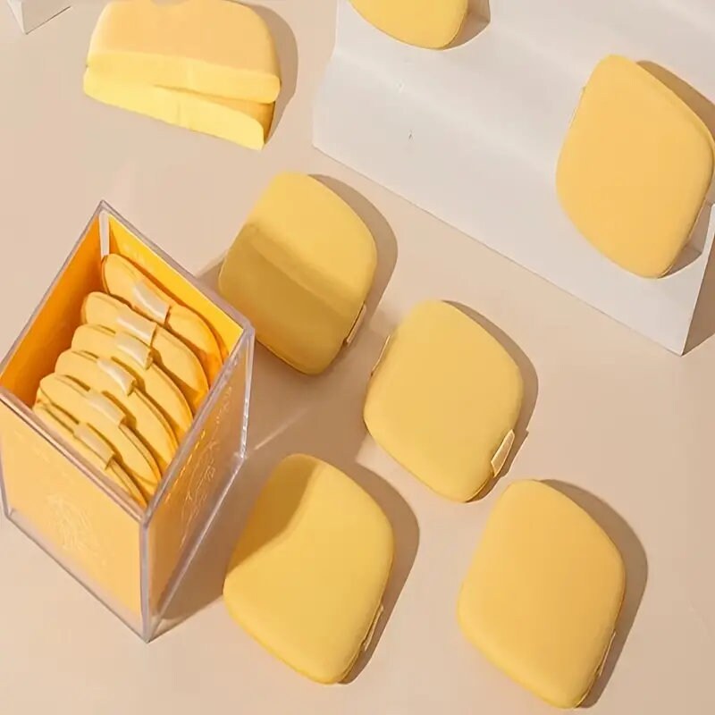 Powder Puff Face Square Soft Makeup Puff For Loose Powder Soft Body Cosmetic Foundation Sponge Mineral Powder Wet Dry Makeup Tool With Strap