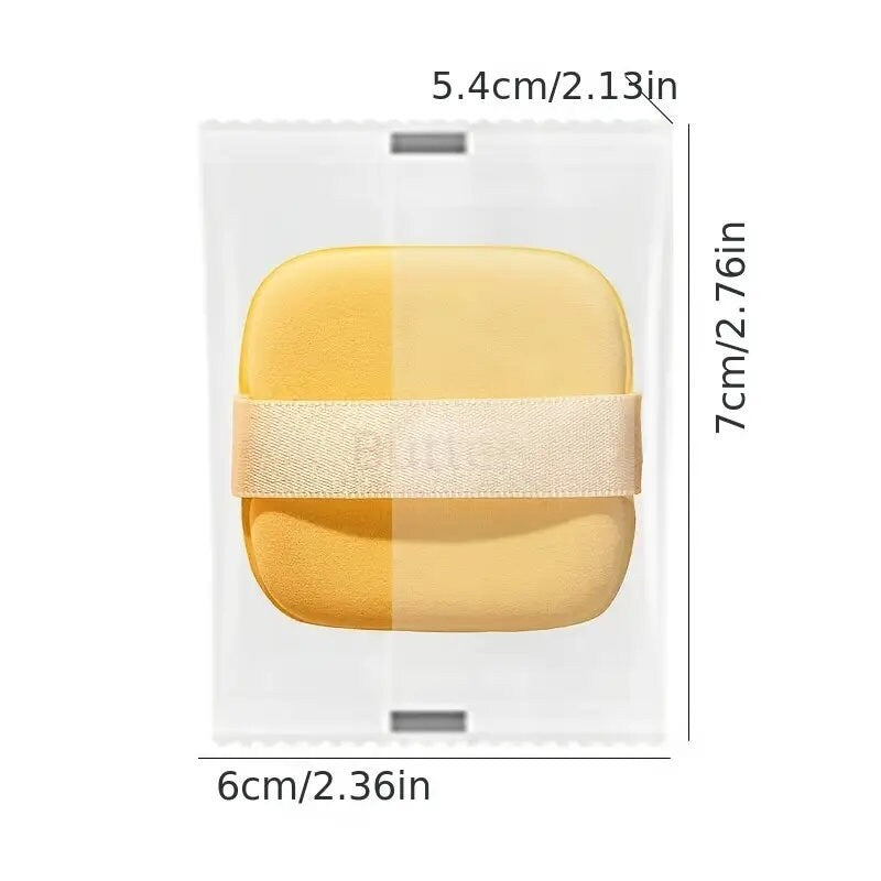 Powder Puff Face Square Soft Makeup Puff For Loose Powder Soft Body Cosmetic Foundation Sponge Mineral Powder Wet Dry Makeup Tool With Strap