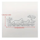 Metal Cutting Dies For Fence | Horse | Cow | Stencil For Decoration