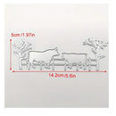 Metal Cutting Dies For Fence | Horse | Cow | Stencil For Decoration