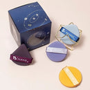 Powder Puff Kit | 4 Pieces Face Soft Triangle Round Oval Makeup Puff +1 Puff Holder For Loose Powder Mineral Powder Body Powder Cosmetic