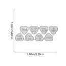 Love With Letters Metal Cutting Dies Stencil Decorative Embossing Template