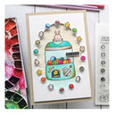 Toy Machine Stamp And Die Set For Scrapbooking Decoration