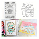 Toy Machine Stamp And Die Set For Scrapbooking Decoration