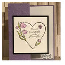 Valentine's Day Heart Clear Stamps And Cutting Dies DIY
