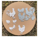 Three Geese Metal Cutting Dies | Greeting Card Decoration Template