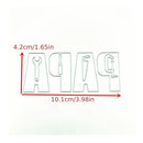 1 Unit Metal Cutting Dies With Letters PAPA| Teens For Card Decoration