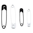 SINGER 00296 Black And White Safety Pins | Various Sizes | 25 Units