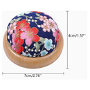 RUITASA Wristband Cushion Polka Pumpkin Wristband Pin Cushions Wearable Needle Pin Cushions For Sewing