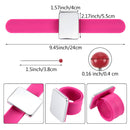 2 Magnetic Doll Pin Holders with 100 Colorful Sewing Pins Crystal Head Pins