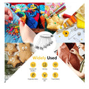 Assorted Safety Pins | 340 PCS High Strength Nickel Plated Steel Large Safety Pins | 5 Different Sizes