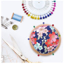 RUITASA Wristband Cushion Polka Pumpkin Wristband Pin Cushions Wearable Needle Pin Cushions For Sewing