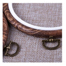 Joybest | Set of 4 Cross Stitch Embroidery Hoops | Faux Wood Display Frame | Hand Embroidery kit